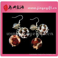Wholesale Jewelry Leopard Earring Circle Earring Stylish Leopard Print Earring